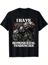 Load image into Gallery viewer, 🦴 "I Have Homosexual Tendencies" Skeleton Meme T-Shirt

