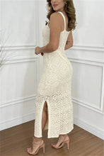 Load image into Gallery viewer, Sky Blue Cutout Side Maxi Dress Elegant Party Summer Long Dress For Girls
