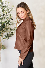 Load image into Gallery viewer, Women Classic Neck Zip-Up Jacket For Everyday Wear Elegant Girls Jacket

