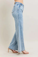 Load image into Gallery viewer, Judy Blue Full Size High Waist Wide Leg Jeans with Skewed Inseam
