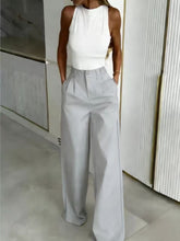Load image into Gallery viewer, Women's Loose Flowing Straight-Leg Floor-Length Pants
