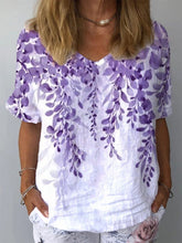 Load image into Gallery viewer, Artistic Retro Digital Print Pullover Top – Women’s Chinese Style
