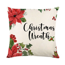 Load image into Gallery viewer, Christmas Decorations Pillow Covers Sofa Square Throw Pillow Cases Stamping Snowflake Waist Cushion Cover Home Bed Decor
