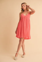 Load image into Gallery viewer, New Summer Ruched Plunge Comfortable Mini Cami Dress For Women – Flattering Fit with Plunging Neckline and Sculpted Design
