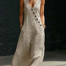 Load image into Gallery viewer, Women’s V-Neck Cross-Over Shirt and Wide-Leg Pants Set
