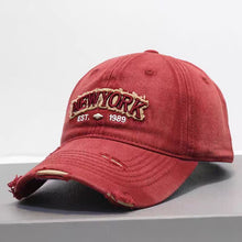 Load image into Gallery viewer, Embroidered Letter Denim Baseball Cap – Soft Crown
