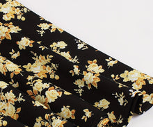 Load image into Gallery viewer, Floral Backless Bow-Tie Strappy Maxi Dress – Black &amp; Blue, S–XXL
