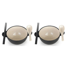 Load image into Gallery viewer, Ozeri Earth Ramen Bowl Set – 6-Piece Plant-Based Eco-Friendly Dinnerware
