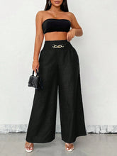 Load image into Gallery viewer, Women's High-Waist Drapey Wide-Leg Pants | Elastic Drawstring 5 Colors
