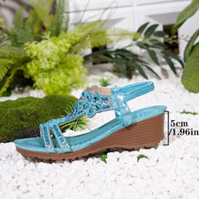 Load image into Gallery viewer, Bohemian Thick-Sole Wedge Sandals – 3 Colors EU 36–42
