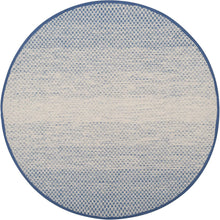 Load image into Gallery viewer, 🧵 Safavieh Montauk Handmade Cotton Area Rug – 6' Round, Eco-Friendly Hand-Woven Flatweave, Transitional Pattern in Vibrant Colors – Soft &amp; Durable, 100% Natural Cotton
