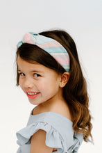 Load image into Gallery viewer, Easter Basket Stripe Knotted Headband
