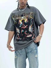 Load image into Gallery viewer, Men's Graphic Round Neck Oversized T-Shirt
