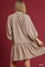 Load image into Gallery viewer, Umgee V-Neck Tiered Mini Dress
