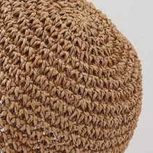 Load image into Gallery viewer, Women's Wide-Brim Fringed Woven Straw Hat | Beach &amp; Vacation Sun Hat
