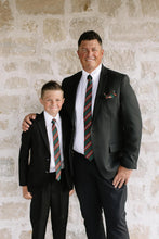 Load image into Gallery viewer, Ebenezer Stripe - Boys Tie
