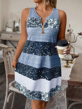 Load image into Gallery viewer, Plus Size Striped Tank Top &amp; Skirt Set
