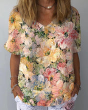 Load image into Gallery viewer, Artistic Retro Digital Print Pullover Top – Women’s Chinese Style
