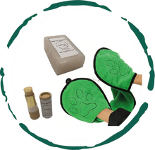 Load image into Gallery viewer, EcoPure Pets: 3-Piece Natural Grooming Kit
