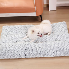 Load image into Gallery viewer, Dog Beds Thickened Rose Velvet Pet Kennel Bed Mat More Cotton Soft Fluffy Washable Dog Bed
