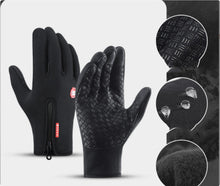 Load image into Gallery viewer, Winter Gloves Touch Screen Riding Motorcycle Sliding Waterproof Sports Gloves With Fleece
