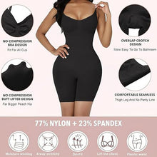 Load image into Gallery viewer, Everyday Cami Shaper Bodysuit – Tummy Control Booty Lift Open-Crotch Shapewear for Women
