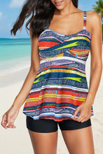 Load image into Gallery viewer, Printed Split Boxer Swimsuit – Two-Piece Set for Women

