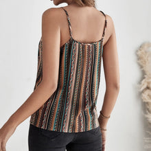 Load image into Gallery viewer, Women’s Geographical Print Retro Camisole Top
