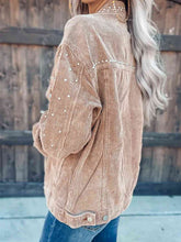 Load image into Gallery viewer, Women’s Collared Neck Button-Down Jacket For Casual and Everyday Use Elegant Simple Jacket
