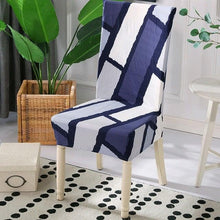 Load image into Gallery viewer, Elastic Chair Covers Spandex Dining Room Stretch Seat Cover Chair Protective Case for Restaurant Universal Removable Washable Soft Spandex High Back Large Chair Cover Slipcover for Dining Room Kitchen Hotel Table Banquet
