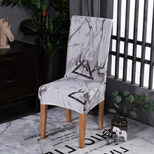 Load image into Gallery viewer, Elastic Chair Covers Spandex Dining Room Stretch Seat Cover Chair Protective Case for Restaurant Universal Removable Washable Soft Spandex High Back Large Chair Cover Slipcover for Dining Room Kitchen Hotel Table Banquet

