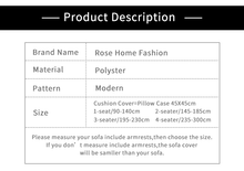 Load image into Gallery viewer, Elastic Solid Color Sofa Cover Spandex Modern All-inclusive Sofa SlipCover for living Room Stretch Couch Covers 1/2/3/4 Seater Sofa Cover Furniture Protector Couch Soft with Elastic Bottom Anti-Slip Foam Kids

