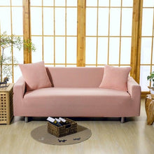 Load image into Gallery viewer, Elastic Waterproof Sofa Cover Plain Color Stretch Sofa Covers for Living Room Slipcover Couch Cover Furniture Protector Sofa Covers Non Slip Sofa Slipcovers with Elastic Hem Living Room Furniture Protector
