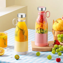 Load image into Gallery viewer, Electric Portable Blender Juice Glass Bottle Fresh Fruit Juicer USB Multifunction Food Strawberry Citrus Milkshake Mixers Maker Mini Electric Portable Blender Juicer Cup USB Rechargeable Juicer Multi-Functional Small Mixer

