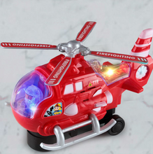 Load image into Gallery viewer, Electric Universal Police Helicopter Toy | With Light &amp; Music - # BAGE81110026-TEENADLT
