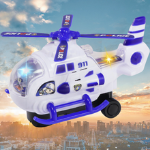 Load image into Gallery viewer, Electric Universal Police Helicopter Toy | With Light &amp; Music - # BAGE81110026-TEENADLT
