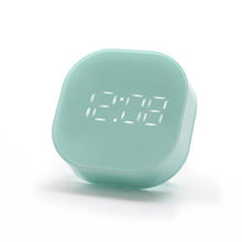 Load image into Gallery viewer, Electronic Square Silent Bedside Alarm Clock Intelligent Temperature Sensing Magnetic Attraction Desk Clock Mini Battery Operated Alarm Clock  Home Decor
