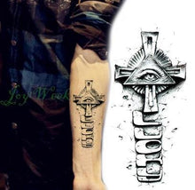 Load image into Gallery viewer, Elegant Black Music Notes Waterproof Sticker Tattoos Temporary Chest Shoulder Tattoos For Men Women
