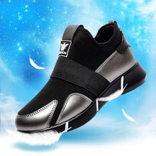 Load image into Gallery viewer, Elegant Black Women Sneakers Vulcanized Shoes Ladies Casual Shoes Breathable Walking Mesh Flats Sport Running Women's Lightweight Simple Espadrilles Everyday Walking Fashion Shoes
