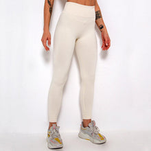Load image into Gallery viewer, Elegant Blue Yoga Pants High Waisted Gym Leggings Yoga Leggings Seamless Gym Push Up Workout Stretch Fitness Sweatpants Ultra Soft Leggings Tight Sport Women Fitness Seamless Female Legging Tummy Control Running Pants For Training
