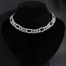 Load image into Gallery viewer, Elegant Cubic Zirconia Cuban Necklace
