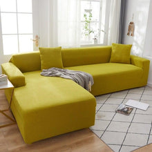 Load image into Gallery viewer, Elegant Elastic Sofa Covers Set for Living Room Chaise Lounge L Shape Corner Stretch Couch Armchair Slipcover Furniture Protector Shaped Sofa Cover Sectional Couch Cover for Living Room Fabric Chaise Lounge Slipcover

