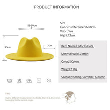 Load image into Gallery viewer, Elegant Green Fedora Hats Women Men Fedora Hats Wide Brim Fedora Hat Summer Chain Band Jazz Hats Winter Autumn Gentleman Outdoor Hat
