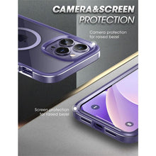Load image into Gallery viewer, Elegant iPhone 14 Pro Max Case 6.7" Strong Edges Slim Frame Clear Protective Case with Built-in Screen Protector Compatible Shockproof Thin Clear Case Luxury Case For Smartphone
