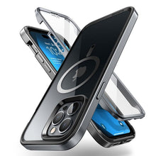 Load image into Gallery viewer, Elegant iPhone 14 Pro Max Case 6.7" Strong Edges Slim Frame Clear Protective Case with Built-in Screen Protector Compatible Shockproof Thin Clear Case Luxury Case For Smartphone
