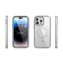 Load image into Gallery viewer, Elegant iPhone 14 Pro Max Case 6.7" Strong Edges Slim Frame Clear Protective Case with Built-in Screen Protector Compatible Shockproof Thin Clear Case Luxury Case For Smartphone
