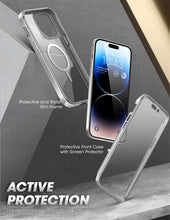 Load image into Gallery viewer, Elegant iPhone 14 Pro Max Case 6.7" Strong Edges Slim Frame Clear Protective Case with Built-in Screen Protector Compatible Shockproof Thin Clear Case Luxury Case For Smartphone
