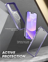 Load image into Gallery viewer, Elegant iPhone 14 Pro Max Case 6.7" Strong Edges Slim Frame Clear Protective Case with Built-in Screen Protector Compatible Shockproof Thin Clear Case Luxury Case For Smartphone
