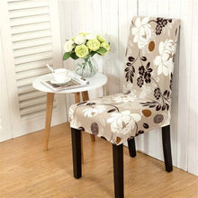 Load image into Gallery viewer, Elegant Kitchen Chair Covers Stretch Seat Covers For Chairs Slipcover Chair house chaise Furniture Covers Gray Chair cover Washable Anti dust Seat Slipcover Protector for Hotel Office Ceremony Banquet Wedding Party
