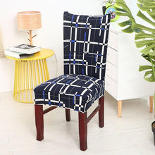 Load image into Gallery viewer, Elegant Kitchen Chair Covers Stretch Seat Covers For Chairs Slipcover Chair house chaise Furniture Covers Gray Chair cover Washable Anti dust Seat Slipcover Protector for Hotel Office Ceremony Banquet Wedding Party
